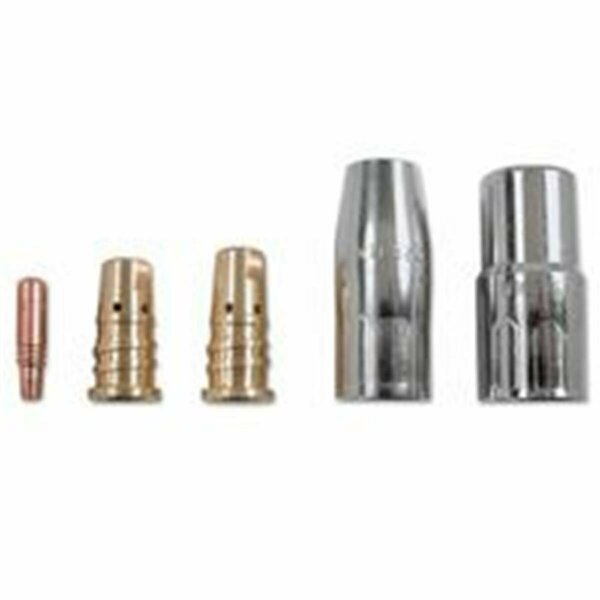 Bernard Quik Tip Consumables Nozzle For Series 1 Tip, Plated Copper, 0.5 in. 360-N1C12Q